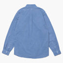 Human Made Pigment Dyed Bd L/S Shirt Navy