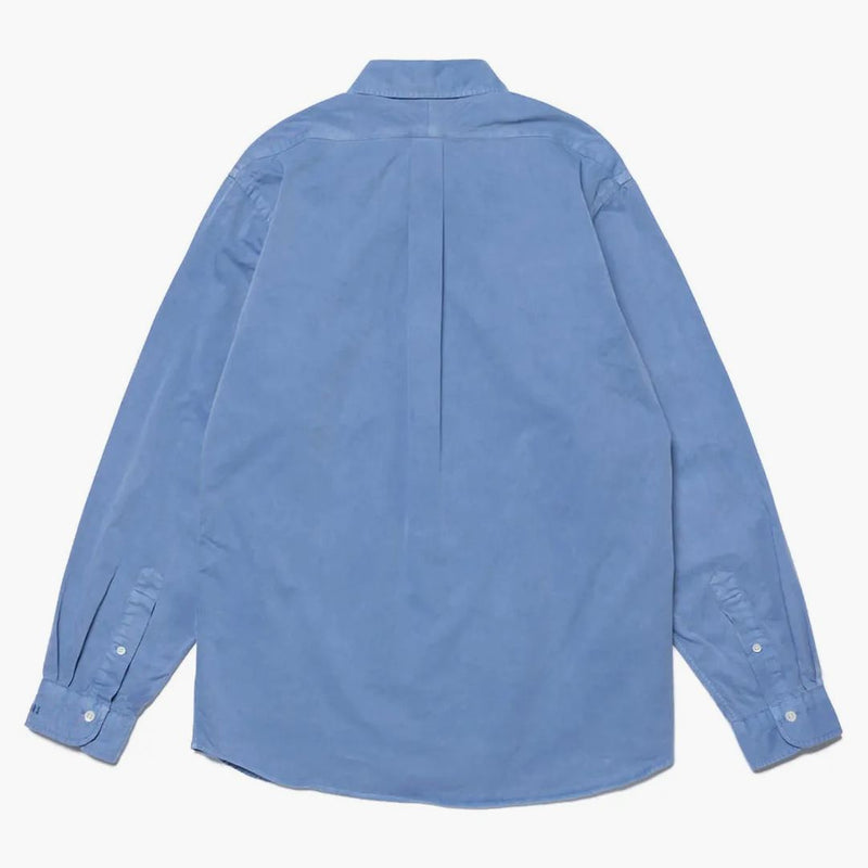 Pigmento hecho por humano Bd L/s camisa marina