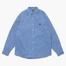 Human Made Pigment Dyed Bd L/S Shirt Navy