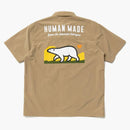 Human Made Polar Bear Camp Shirt Beige