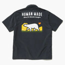 Human Made Polar Bear Camp Shirt Charcoal