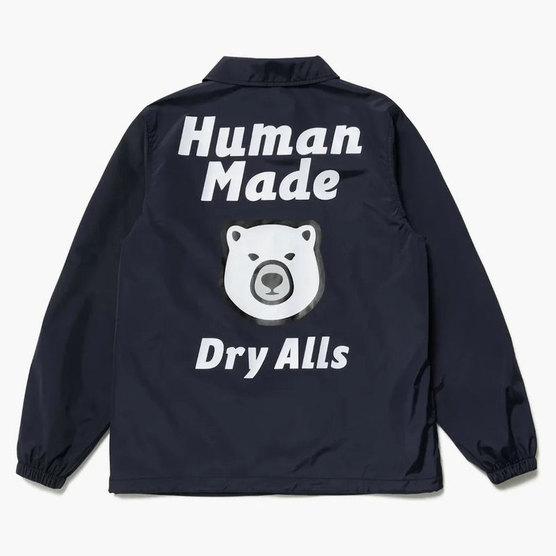 Human Made Polar Bear Coach Jacket Navy