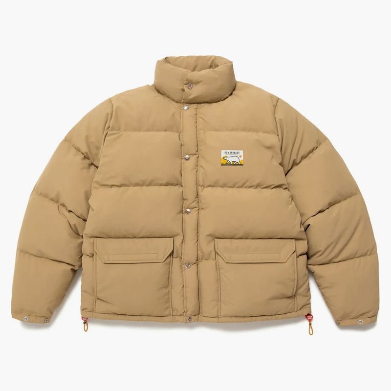 Human Made Polar Bear Down Jacket Beige