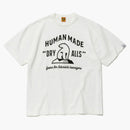 Human Made Polar Bear Dry Alls T-shirt White