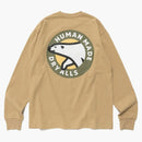 Human Made Polar Bear Graphic L/S tea beige