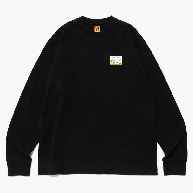 Lidský lední medvěd grafic l/s čaj černá