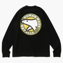 Orso polare fatto umano grafico L/S TEA NERO