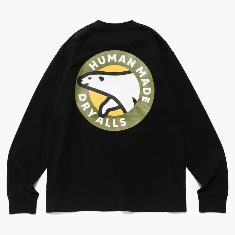Lidský lední medvěd grafic l/s čaj černá
