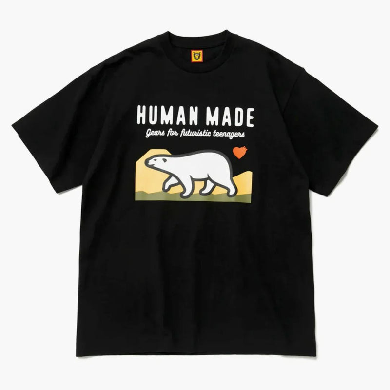 Human Made Polar Bear Graphic T-shirt Black
