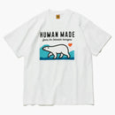 Human Made Polar Bear Graphic T-shirt White
