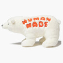 Bambola peluche per orso polare fatto umano bianco