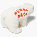 Bambola peluche per orso polare fatto umano bianco