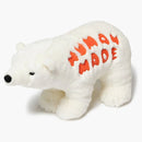 Bambola peluche per orso polare fatto umano bianco