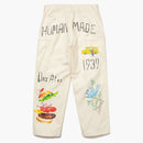 Human Made Printed Chino Pants White