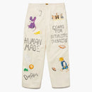 Human Made Printed Chino Pants White