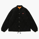 Human made quilted coach jacket black