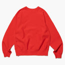 Human Made Rabbit Heavy Weight Crewneck Sweatshirt Red
