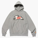 Lidská králíka těžká váha mikina šedá