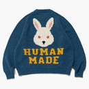 Human Made Rabbit Raglan Knit Sweater Blue