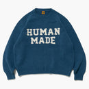 Human Made Rabbit Raglan Knit Sweater Blue