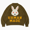 Green maglione a maglia Raglan fatta umana