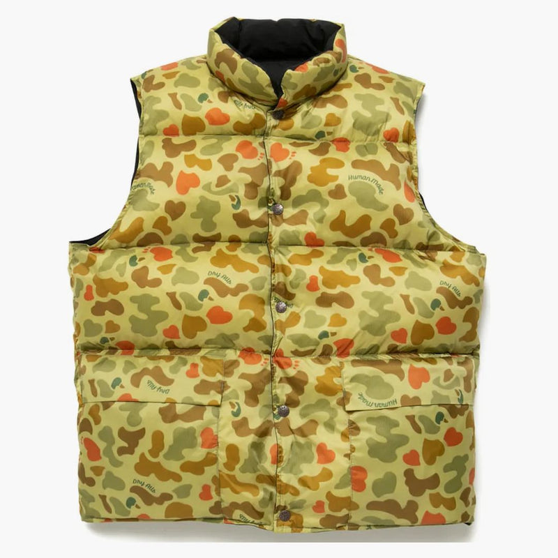 Human made reversible down vest black
