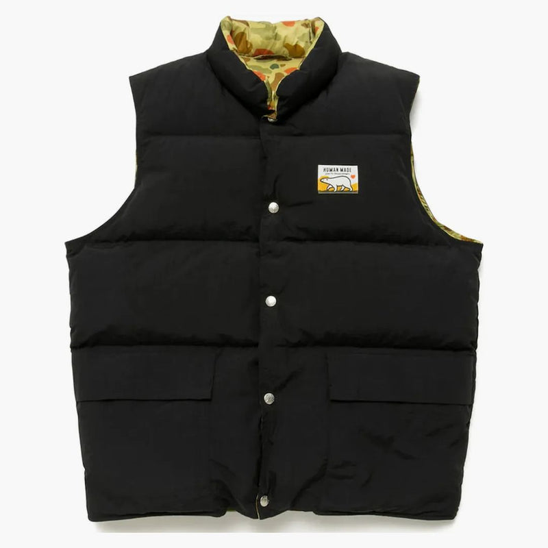 Human made reversible down vest black