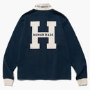 Human Made Rugby Shirt Navy
