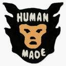 Human Made Small Face Rug Black