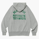 Human Made Snap Hoodie Grey