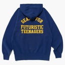 Human Made Snap Hoodie Navy