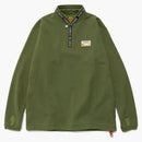 Human made stood collar sweatshirt green