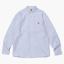 Human Made Stripe B.D L/S Shirt Blue