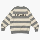 Human Made Striped Heart Knit Sweater Grey