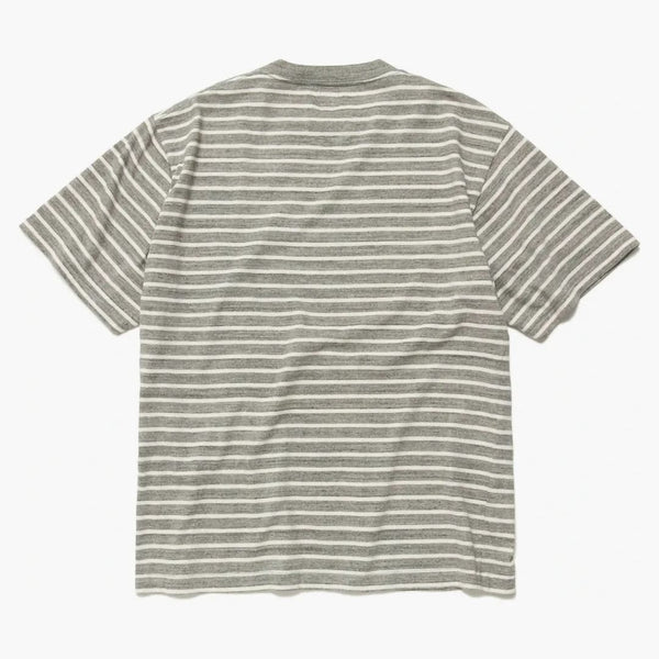Human Made Striped Heart T-Shirt Gray