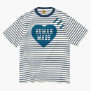 Human Made Striped Heart T-shirt Navy