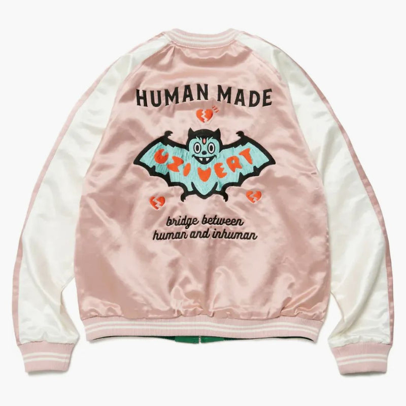Human Made Uzi Made Yokosuka Reversible Jacket Pink Green