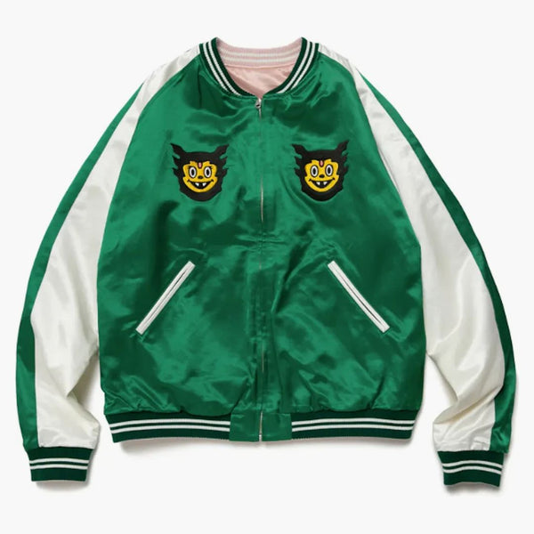 Human Made Uzi Made Yokosuka Reversible Jacket Pink Green