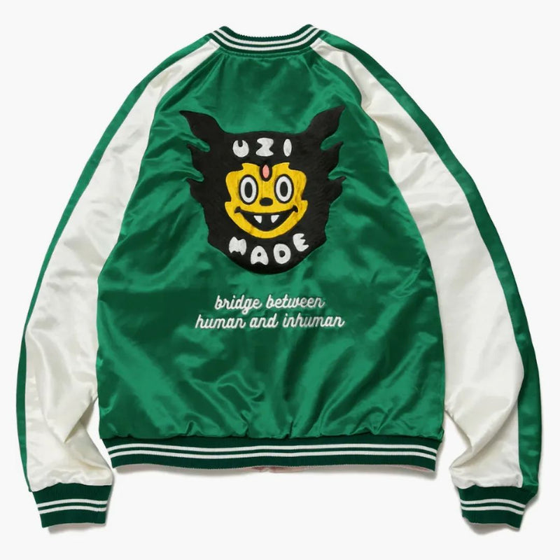 Human Made Uzi Made Yokosuka Reversible Jacket Pink Green