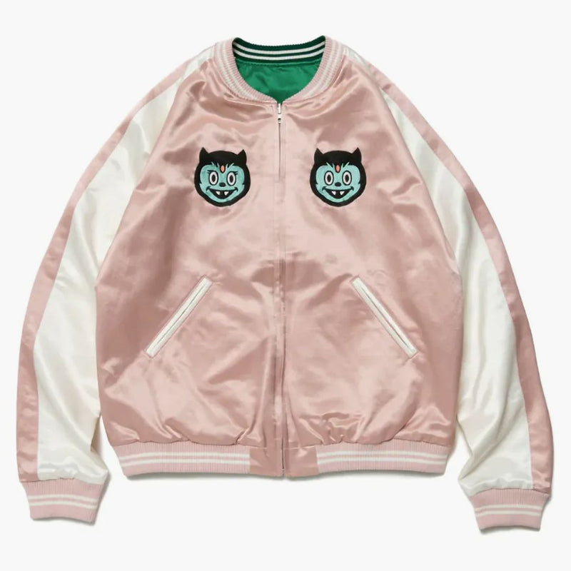 Human Made Uzi Made Yokosuka Reversible Jacket Pink Green