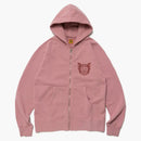 Člověk udělal Uzi vyroben zip mikinu růžovou