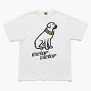 Lidské vyrobené tričko Victor Victor White