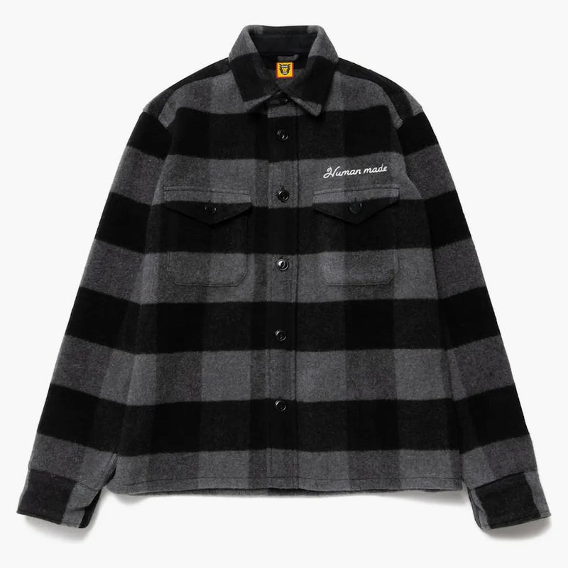 Human Made Wool Overshirt Black