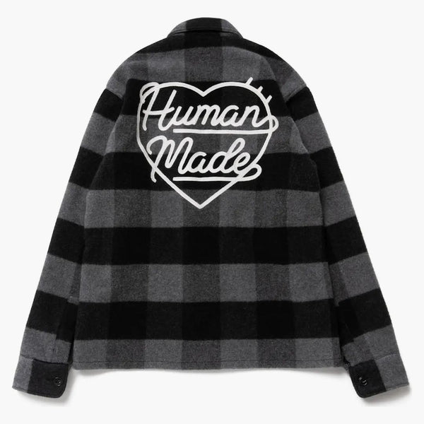 Human Made Wool Overshirt Black