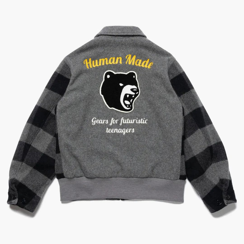 Human made zip-up lumber jacket blacket blacket