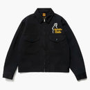 Human made zip-up work jacket navy