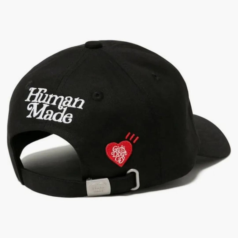 Human Made X Brooklyn Machine Works X Girls Don’t Cry 6 Panel Cap Black