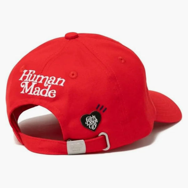 Human Made X Brooklyn Machine Works X Girls Don’t Cry 6 Panel Cap Red
