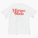 Human Made x Brooklyn Machine Works x chicas no lloran camiseta blanca