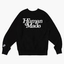 Human Made X Girls Don't Cry Crew Neck Sweatshirt Black
